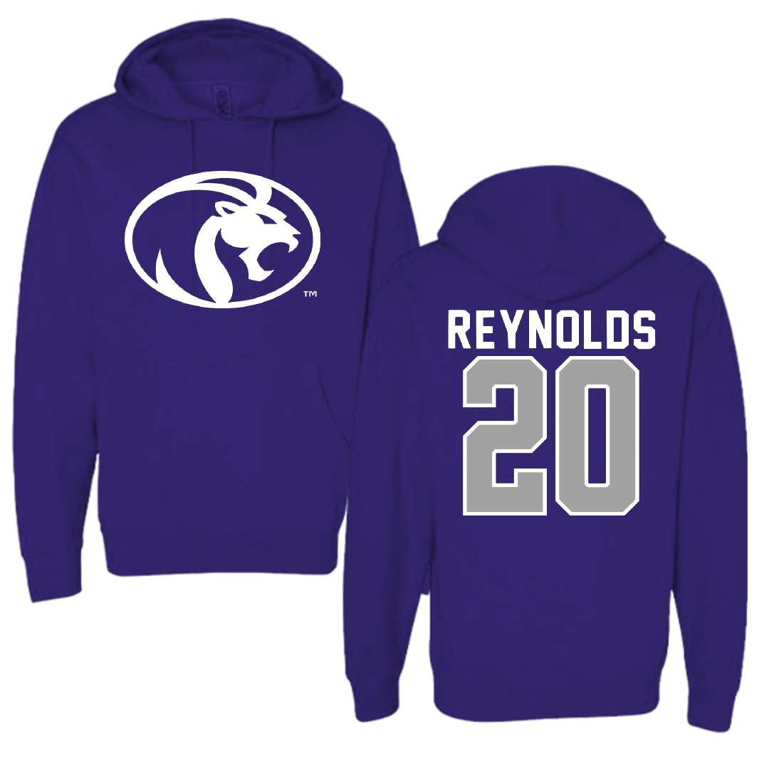 University of North Alabama Soccer Purple Hoodie - #20 Maddie Reynolds