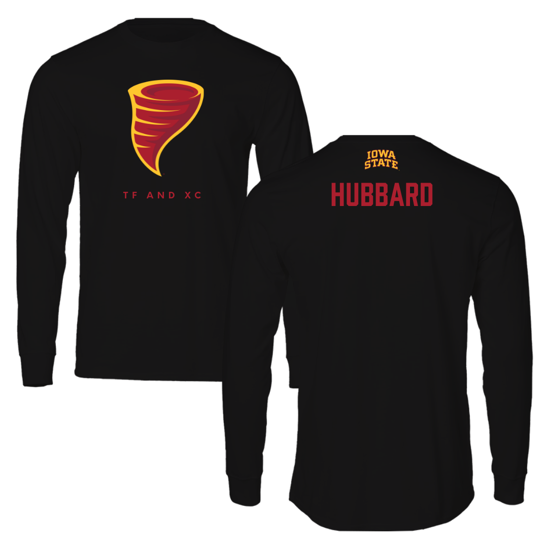 Iowa State University TF and XC Black Long Sleeve - Camryn Hubbard