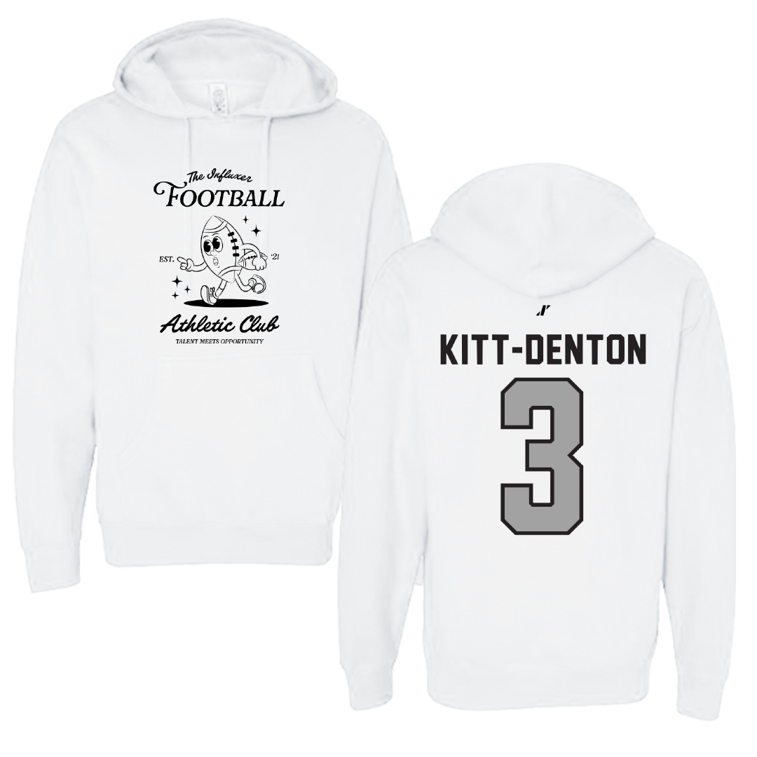 Football White Influxer Athletic Club Hoodie - #3 Myles Kitt-Denton