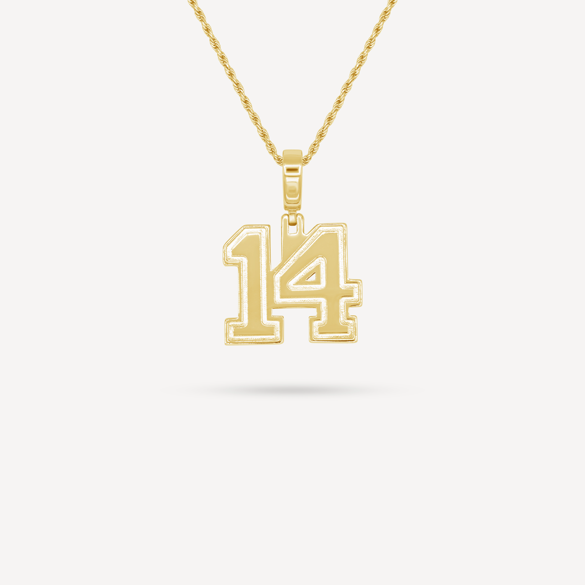 Gold Presidents Pendant and Chain - #14 Mary Mueth
