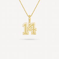 Gold Presidents Pendant and Chain - #14 Mary Mueth
