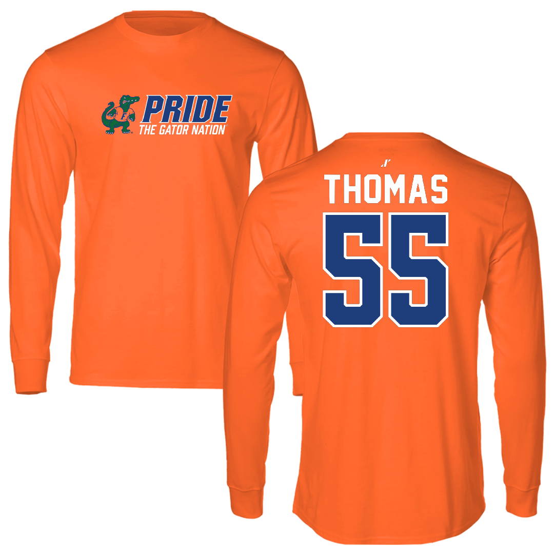 University of Florida Volleyball Orange General Long Sleeve - #55 Amaya Thomas