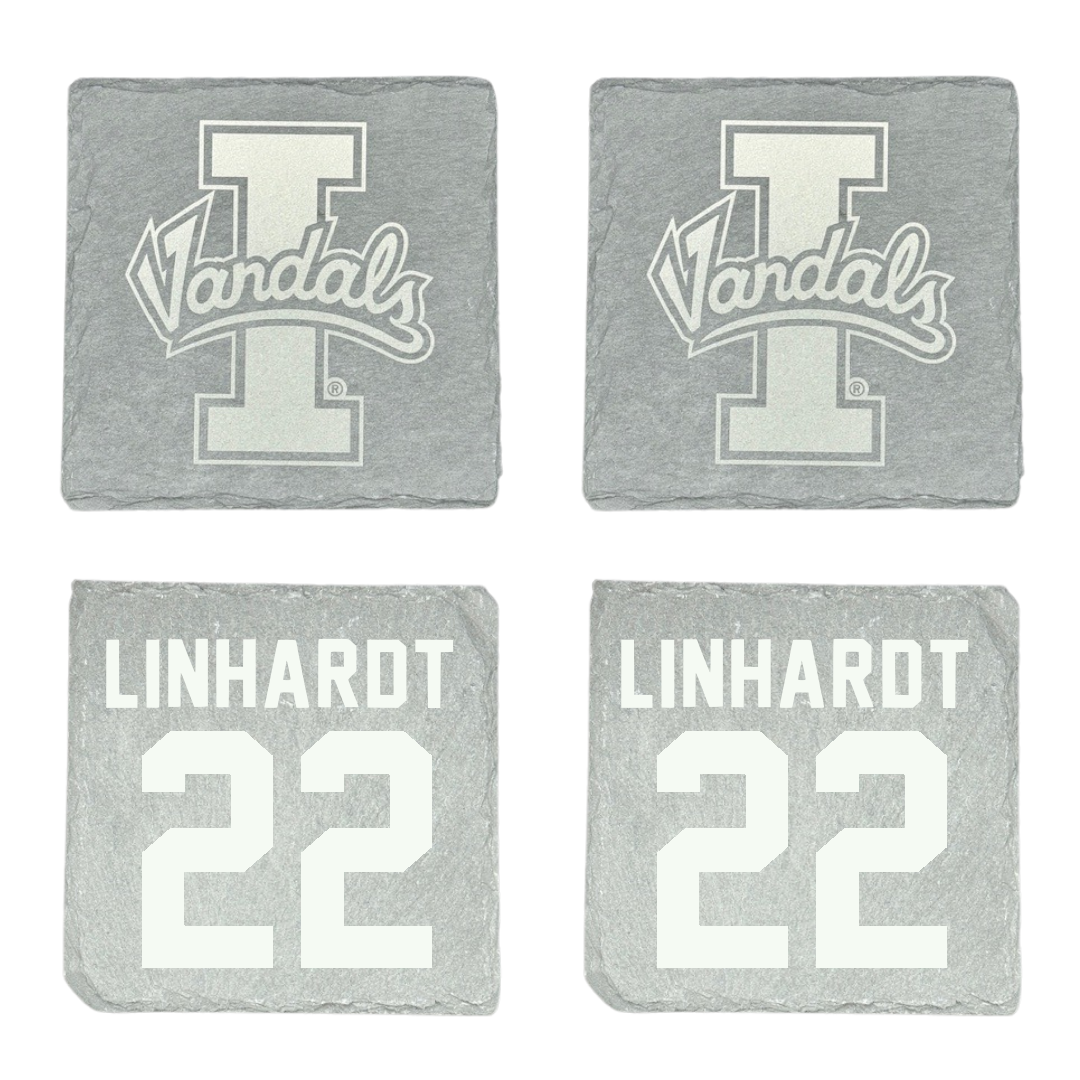 University of Idaho Basketball Stone Coaster (4 Pack)  - #22 Tyler Linhardt