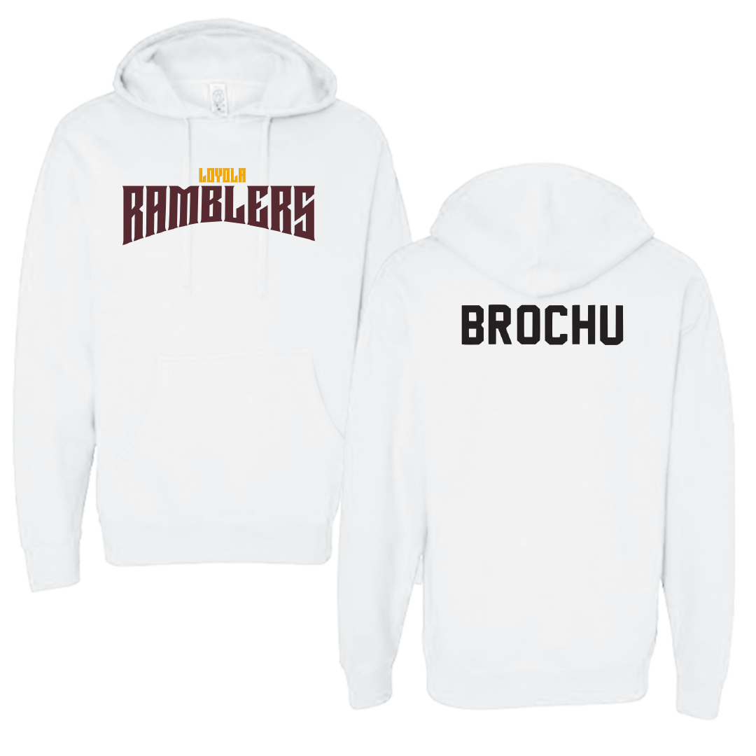 Loyola University-Chicago Golf White Classic Hoodie - Jolie Brochu