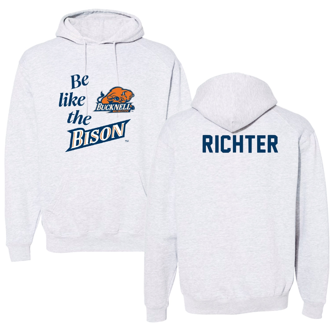 Bucknell University Golf Light Gray Be Like Us Hoodie - Paige Richter