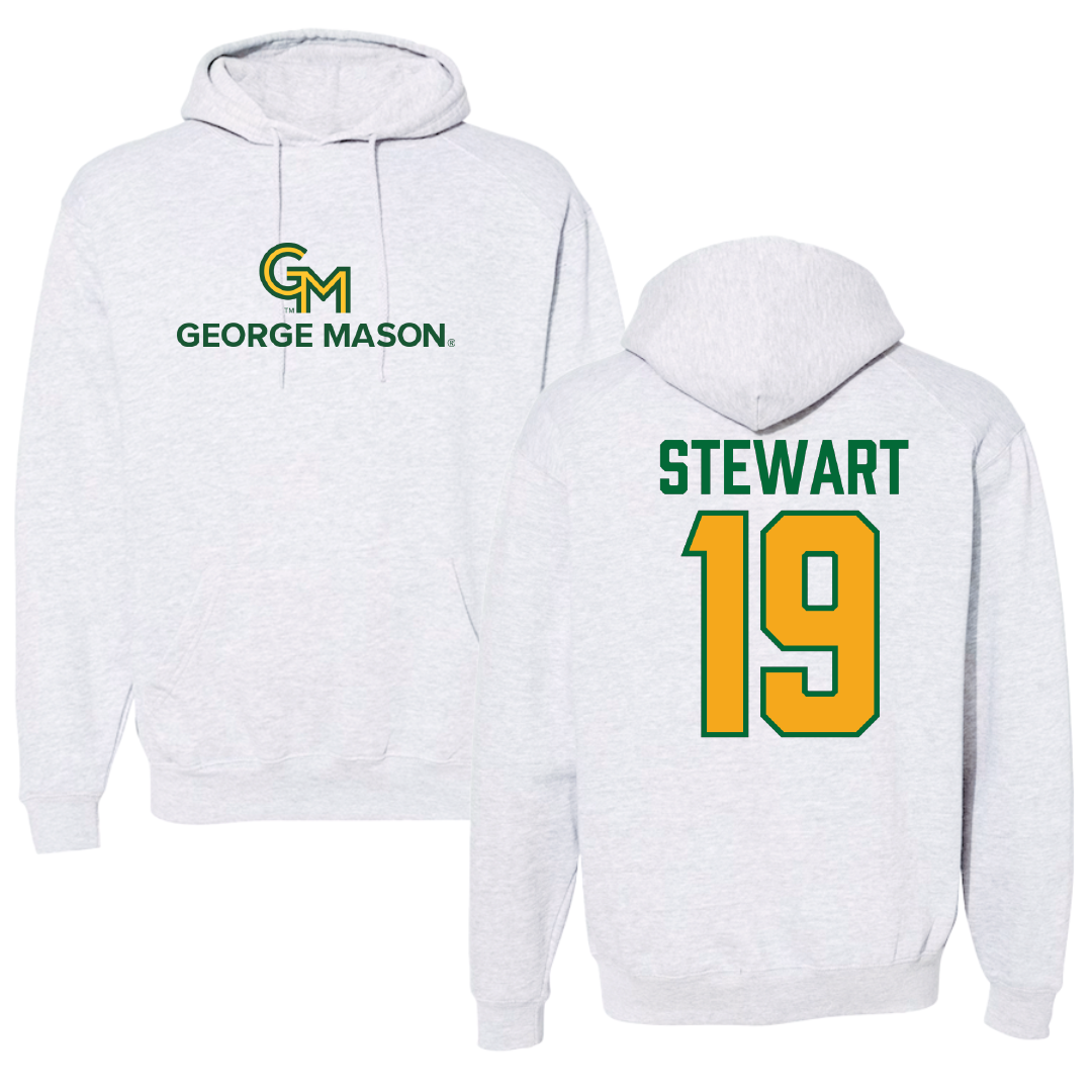 George Mason University Baseball Gray Hoodie - #19 Owen Stewart