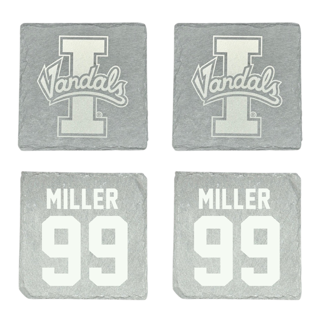 University of Idaho Football Stone Coaster (4 Pack)  - #99 Trevor Miller