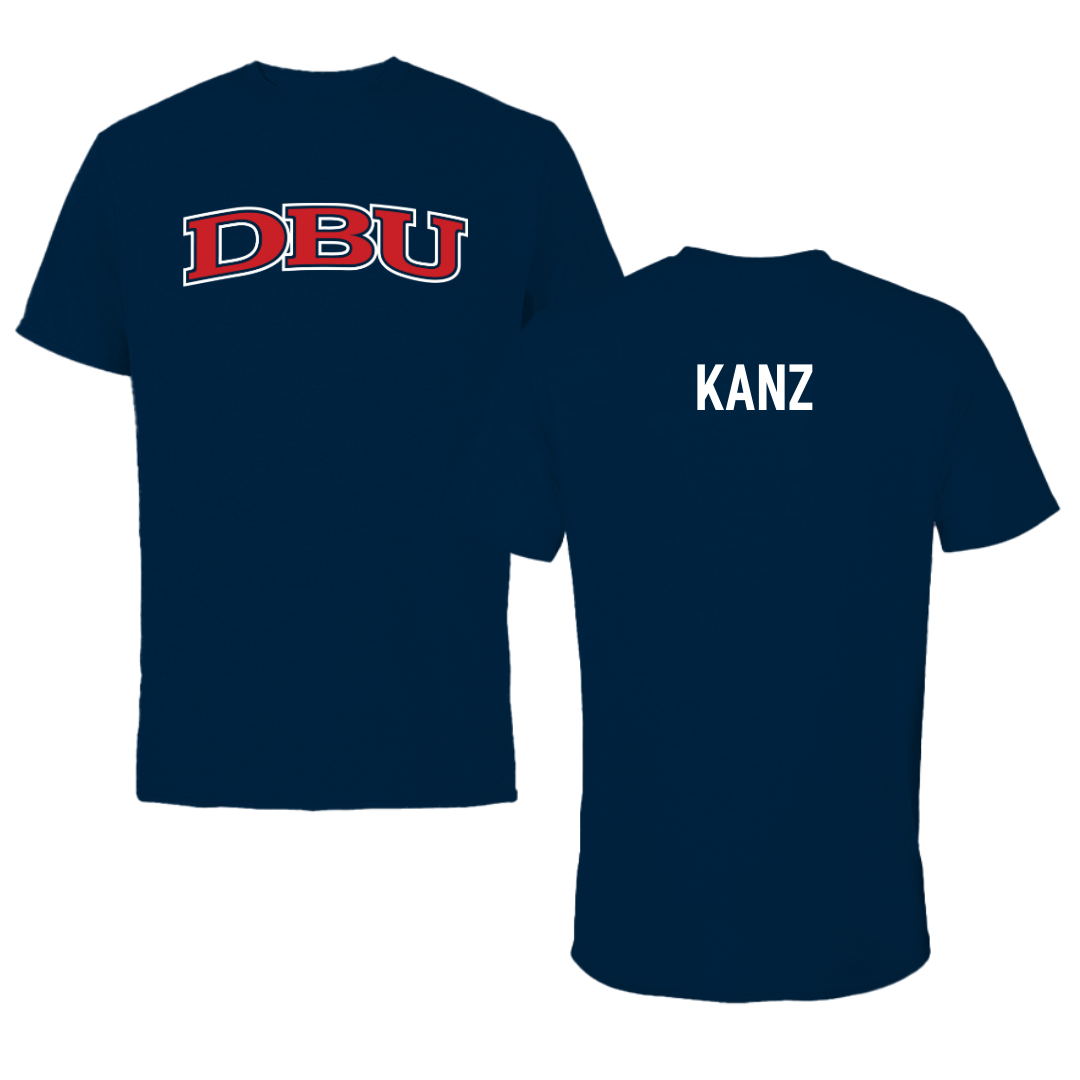 Dallas Baptist University TF and XC Navy DBU Performance Tee - Daniel Kanz