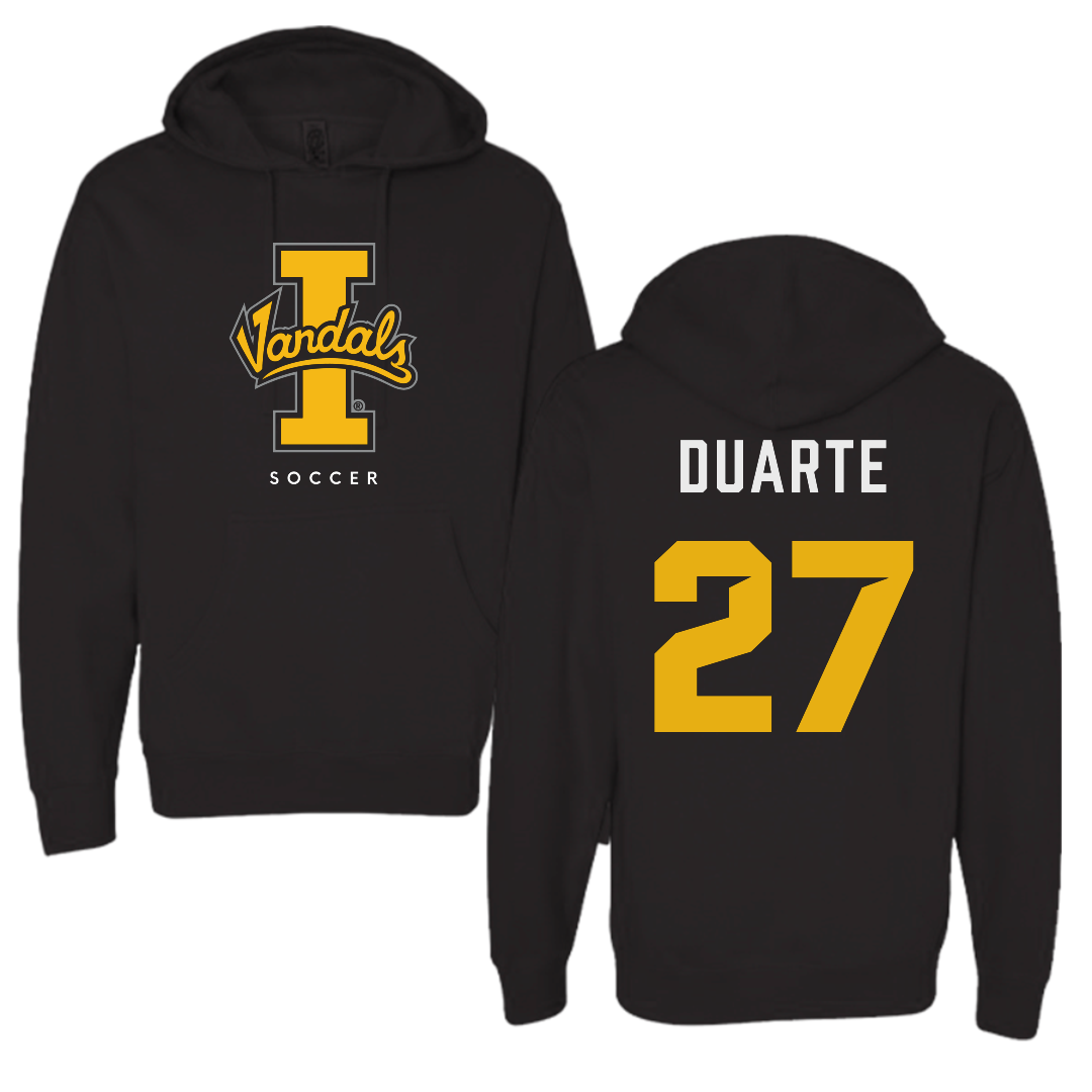 University of Idaho Soccer Black Vandals Hoodie - #27 Leslie Duarte