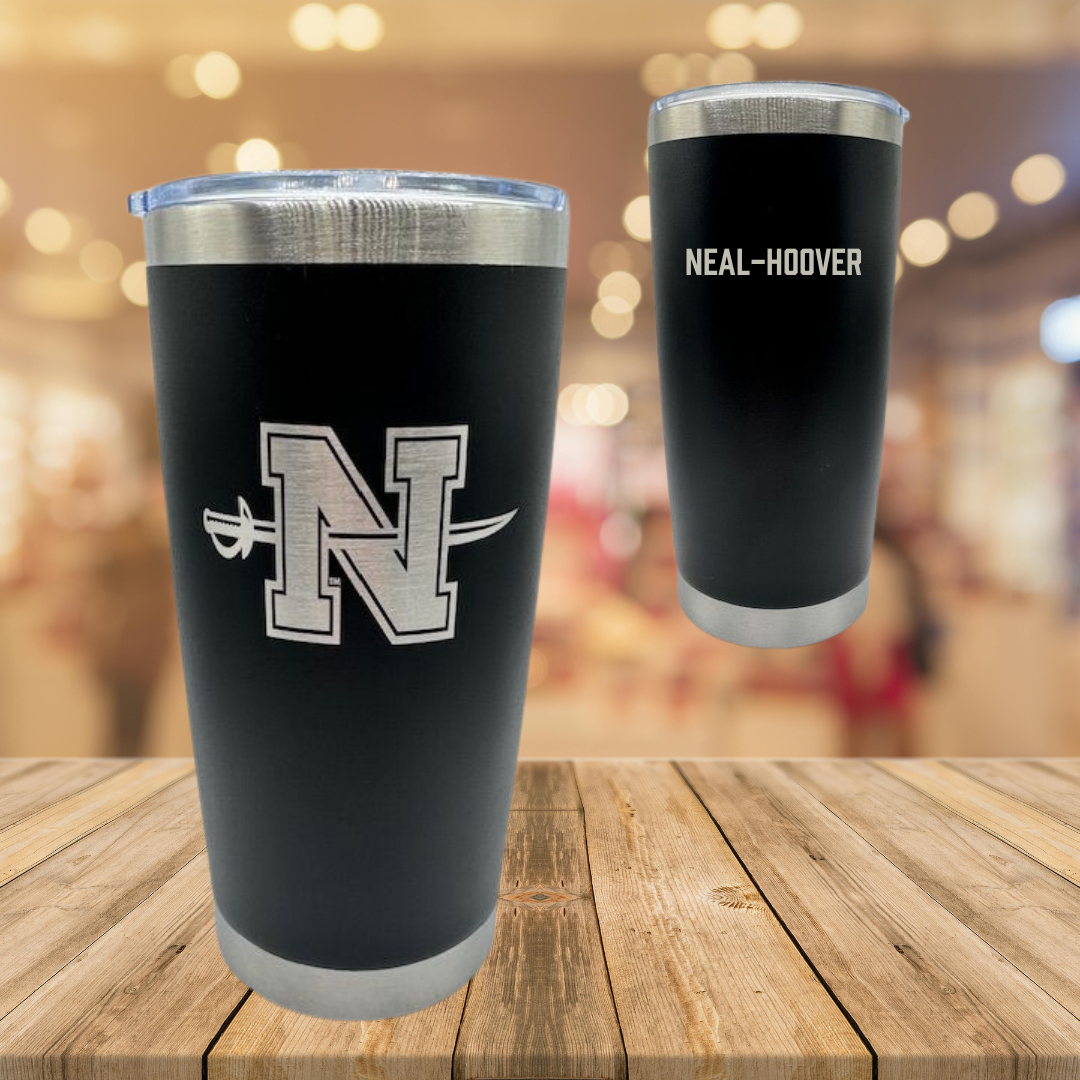 Nicholls State University TF and XC Black Stainless Steel Tumbler - Cherie Neal-Hoover