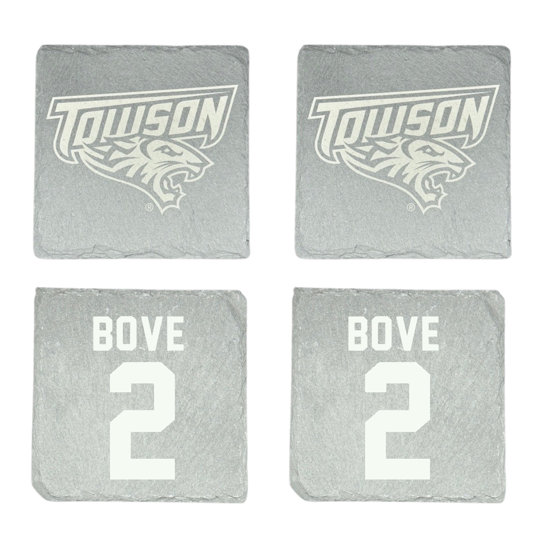 Towson University Field Hockey Stone Coaster (4 Pack)  - #2 Lexi Bove