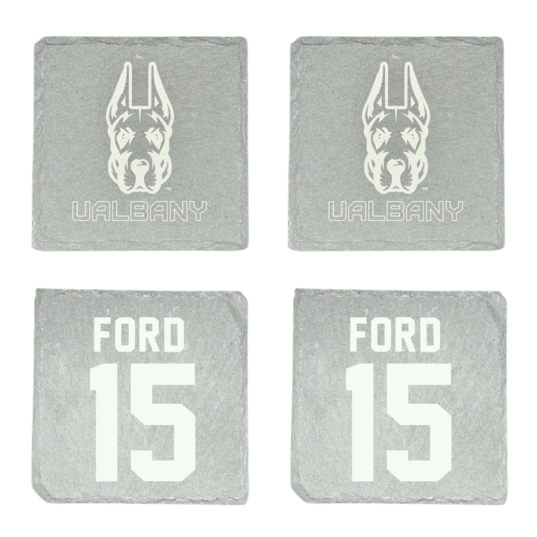 University at Albany Basketball Stone Coaster (4 Pack)  - #15 Hailee Ford