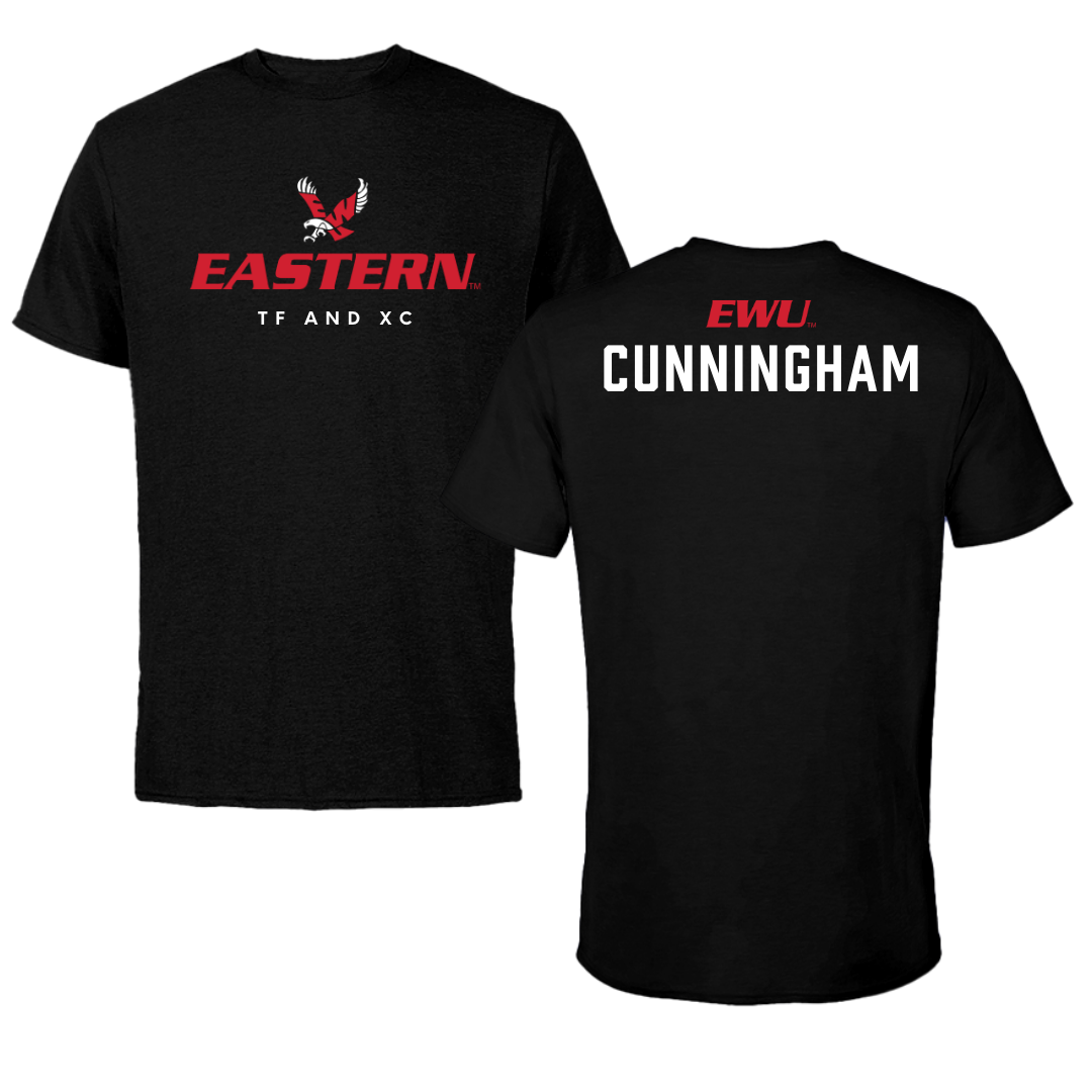 Eastern Washington University TF and XC Black Eastern Tee - Nic Cunningham