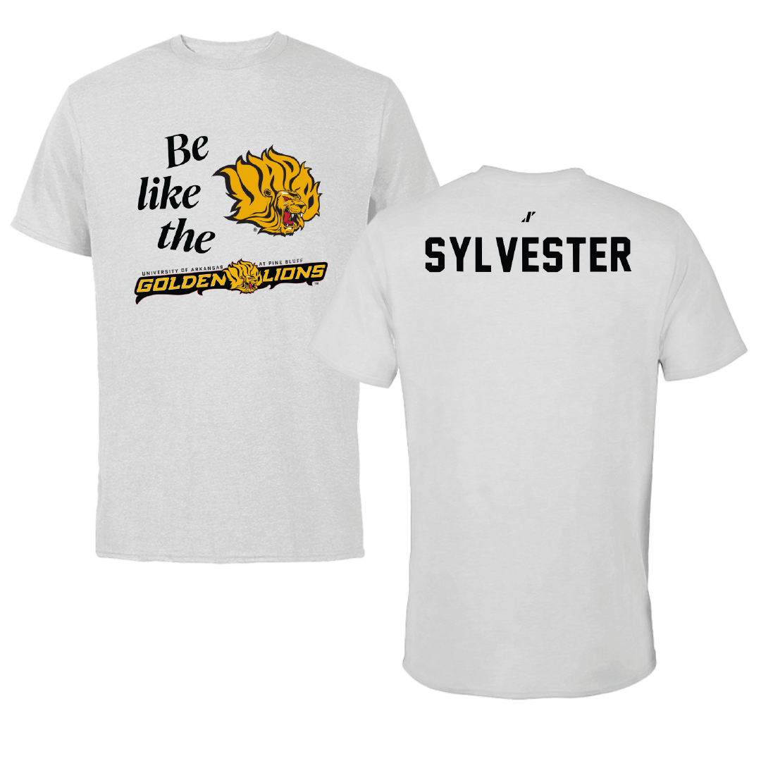 University of Arkansas-Pine Bluff TF and XC Light Gray Be Like Us Tee - Jared Sylvester