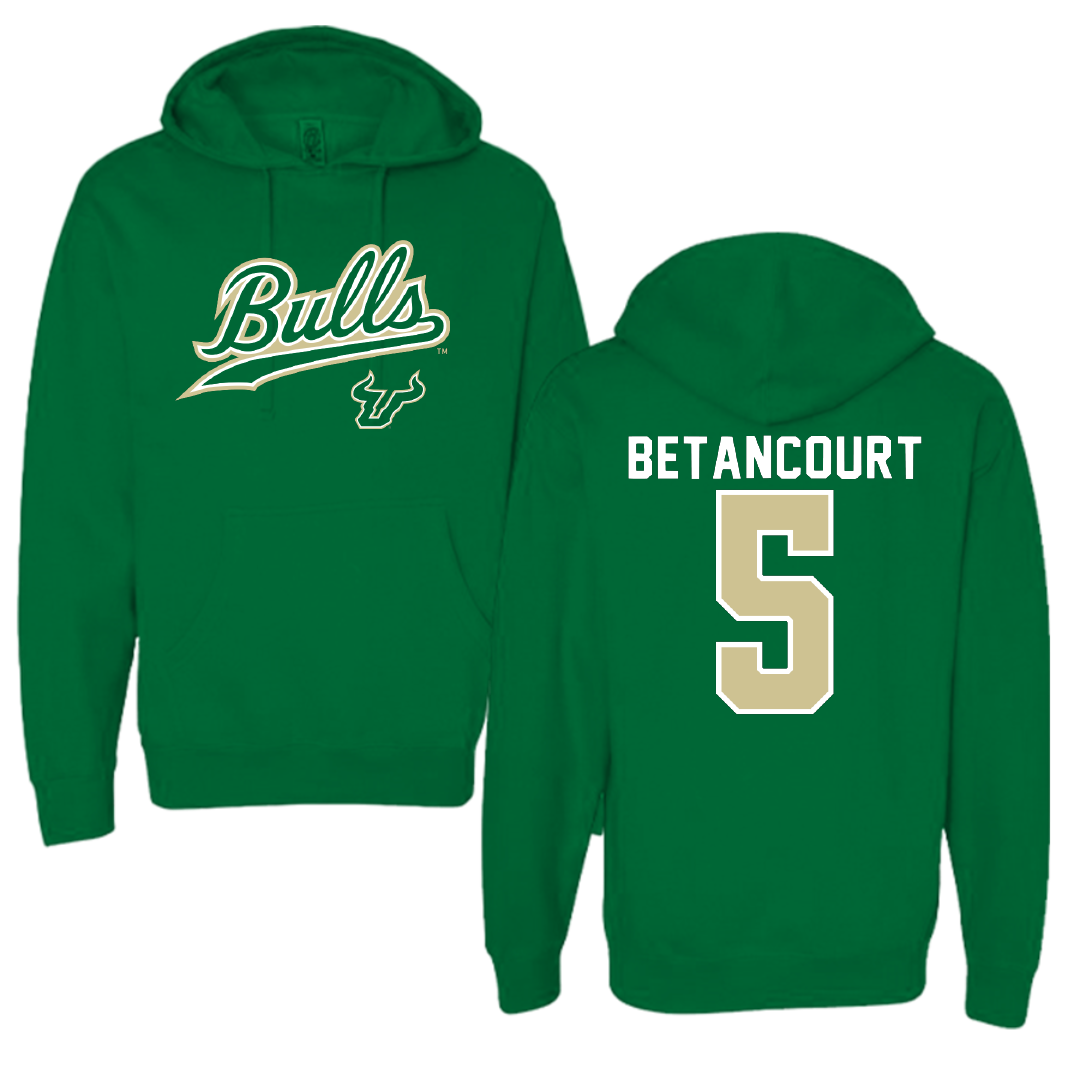 University of South Florida Baseball Green General Hoodie - #5 Rafael Betancourt