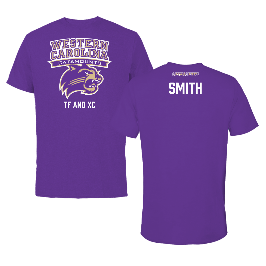 Western Carolina University TF and XC Purple Performance Tee - Jasmine Smith