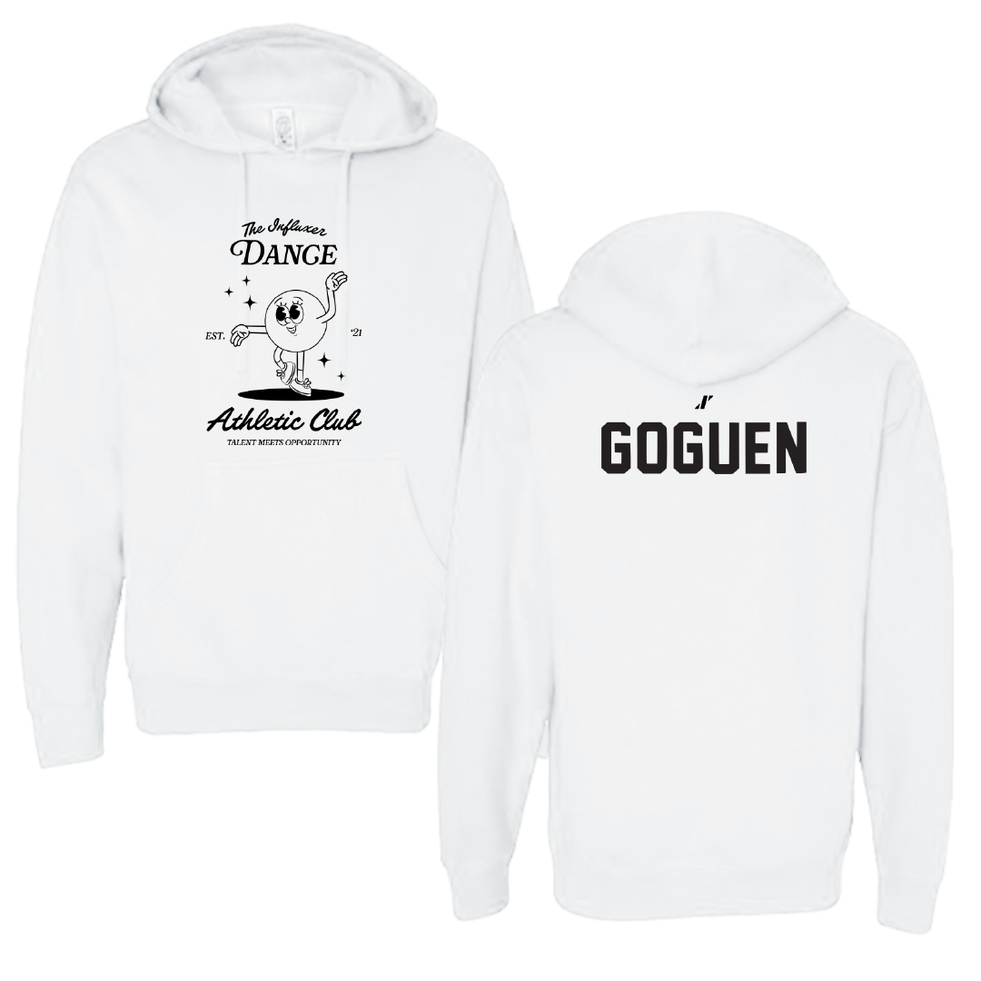 Dance White Influxer Athletic Club Hoodie - Addy Goguen