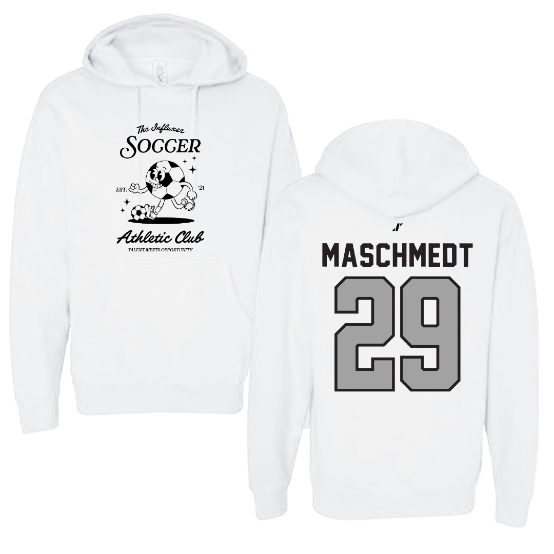 Soccer White Influxer Athletic Club Hoodie - #29 Will Maschmedt