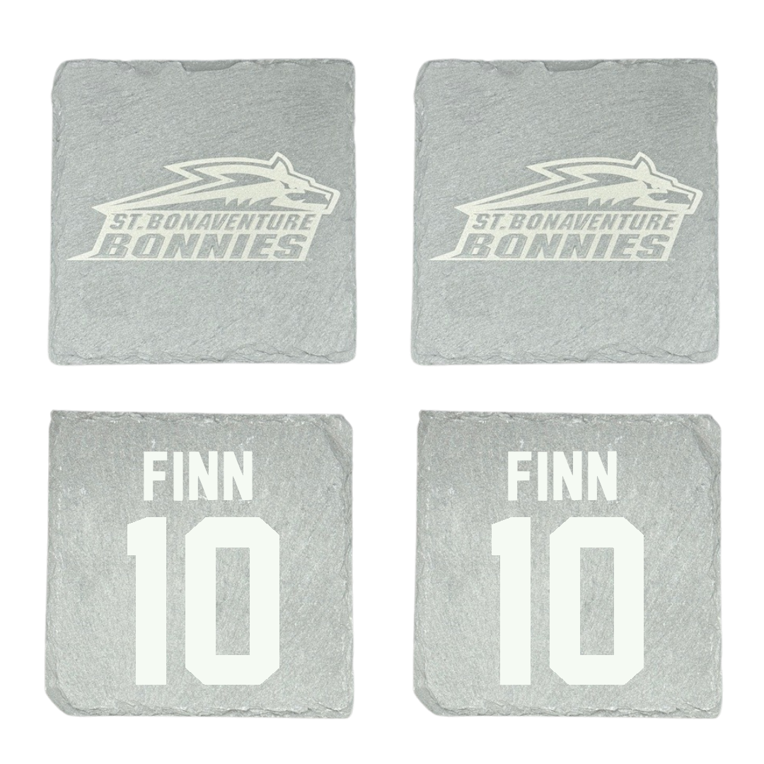St. Bonaventure University Baseball Stone Coaster (4 Pack)  - #10 Bobby Finn