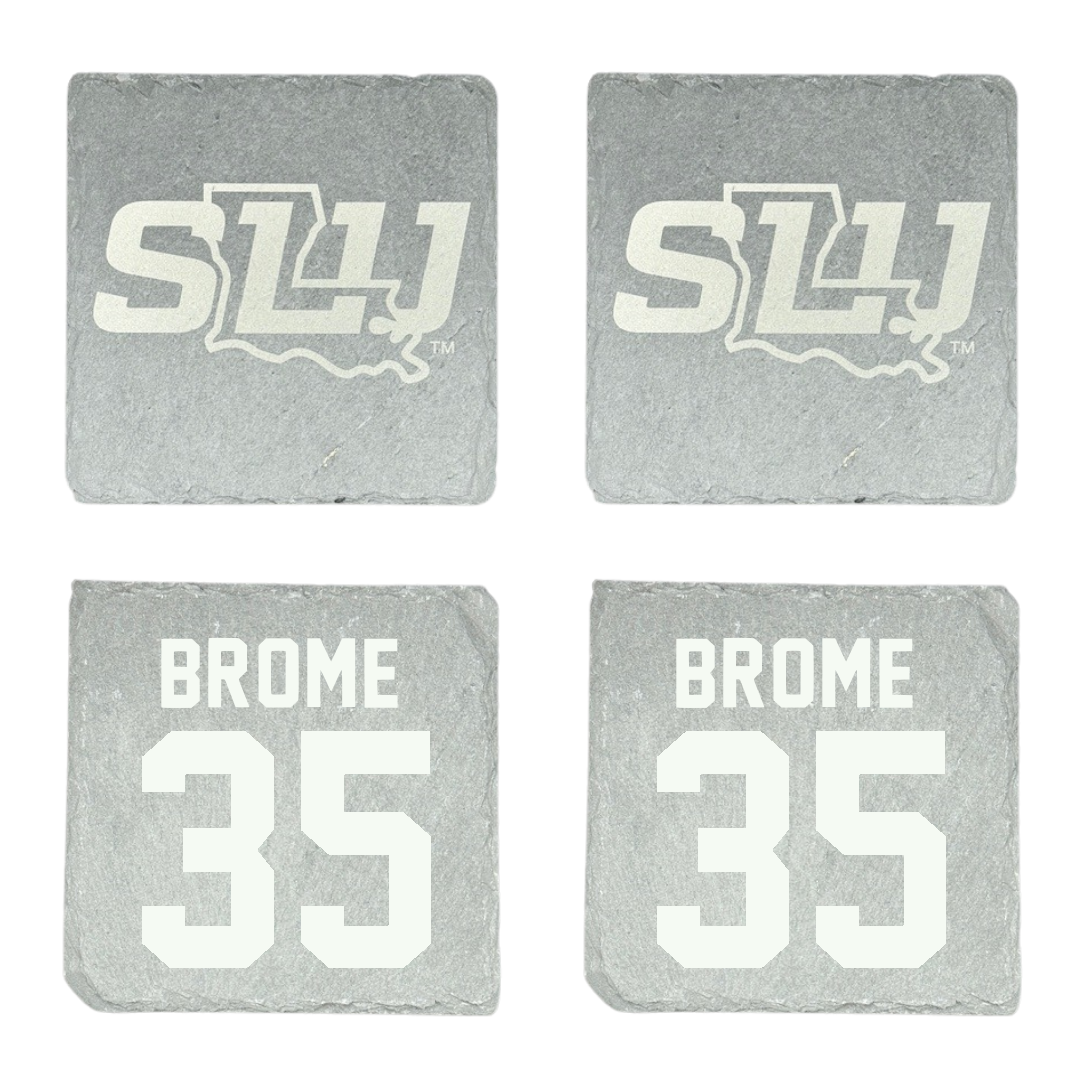 Southeastern Louisiana University Baseball Stone Coaster (4 Pack)  - #35 Ryan Brome