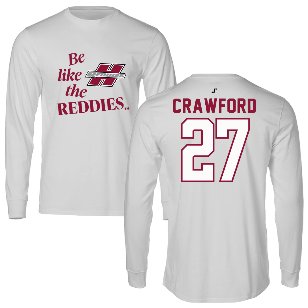 Henderson State University Football Light Gray Be Like Us Long Sleeve - #27 Kolbi Crawford