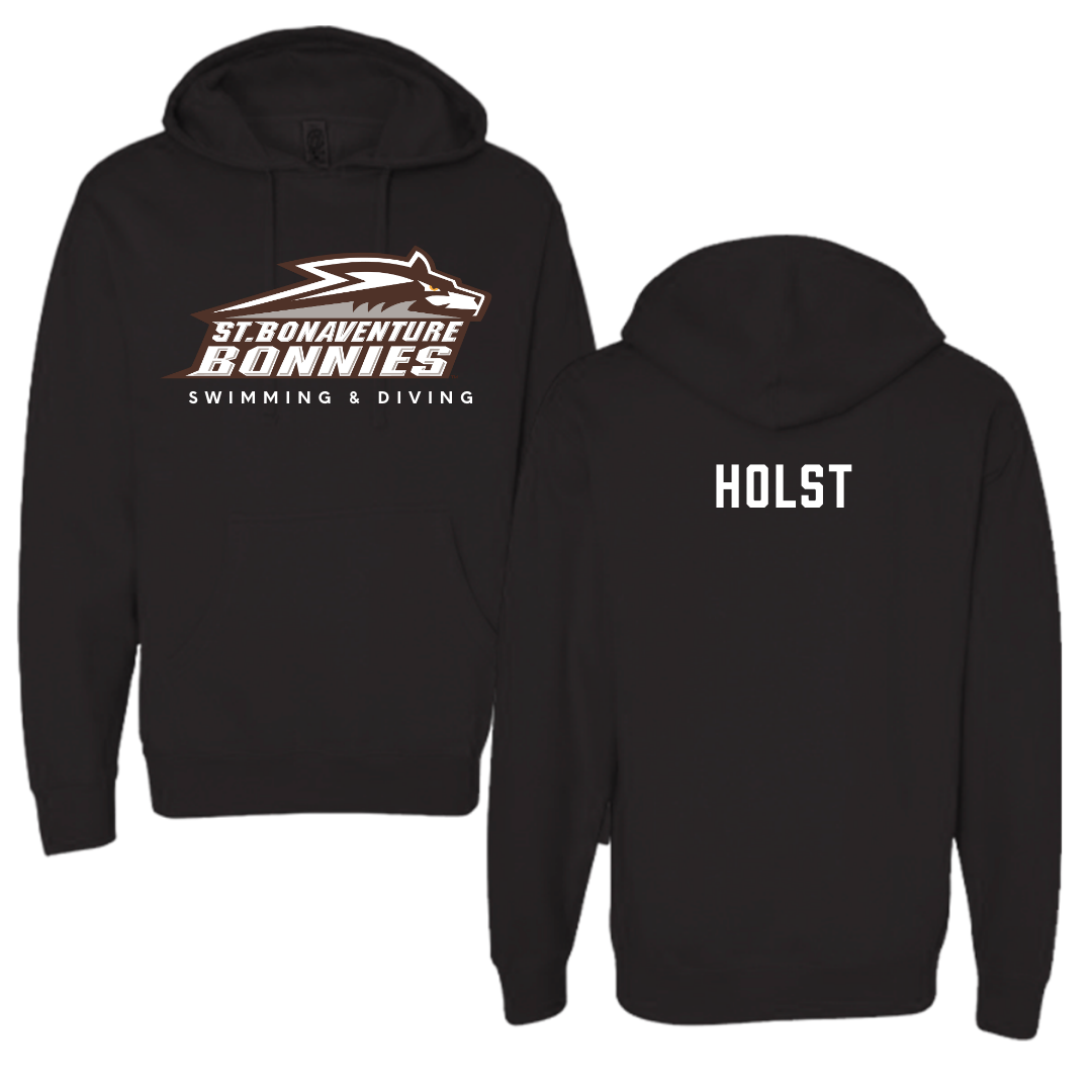 St. Bonaventure University Swimming & Diving Black Hoodie - Maggie Holst