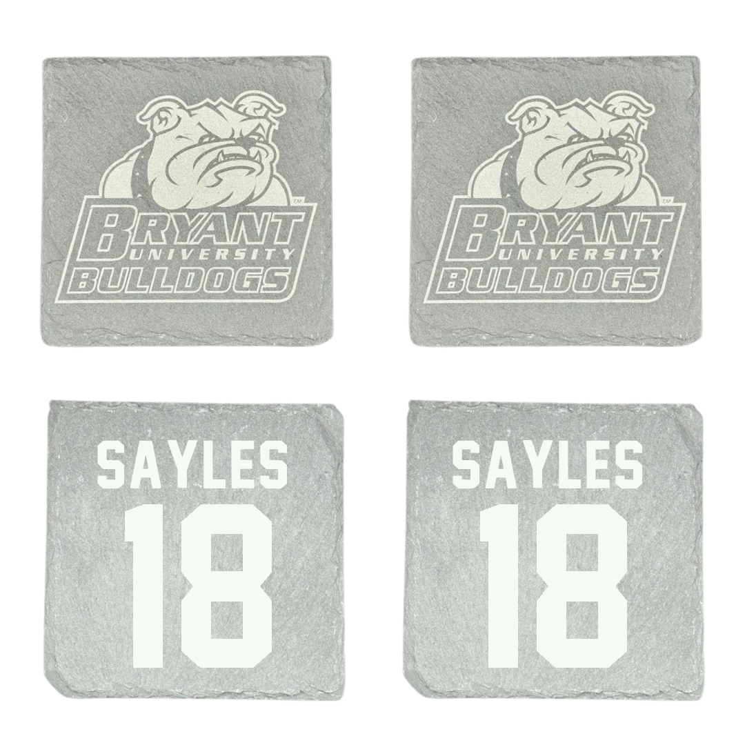 Bryant University Football Stone Coaster (4 Pack)  - #18 Braden Sayles