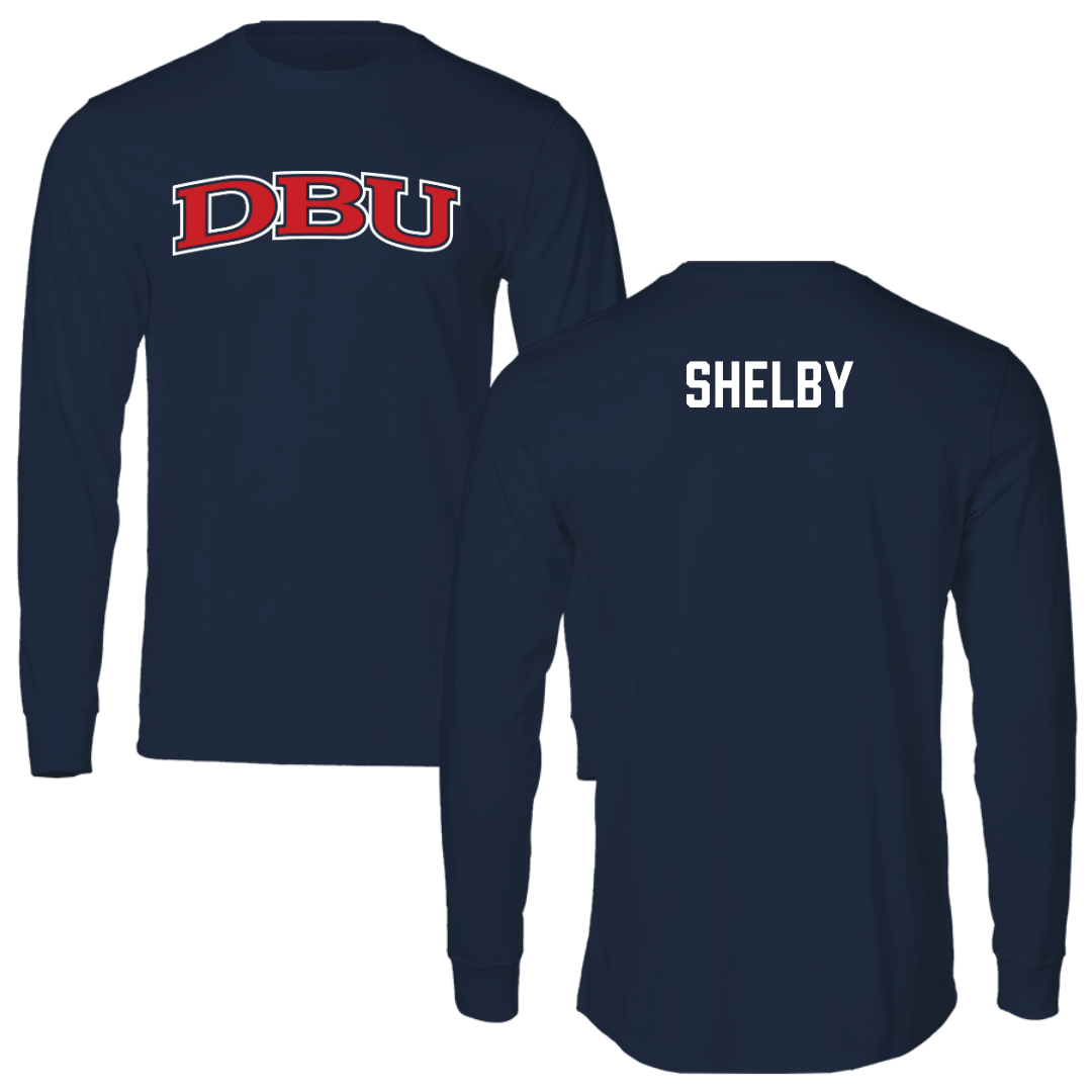 Dallas Baptist University TF and XC Navy DBU Long Sleeve - Noah Shelby