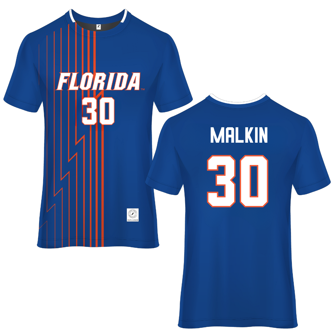 University of Florida Blue Soccer Jersey - #30 Amelia Malkin