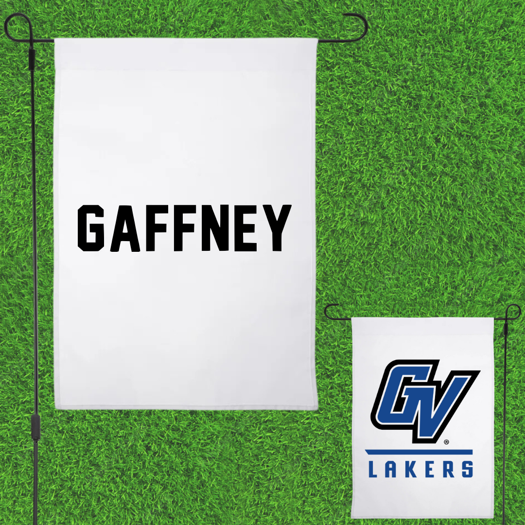 Grand Valley State University Wrestling White Garden Flag - Noelle Gaffney
