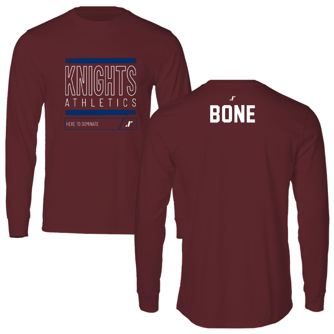 Fairleigh Dickinson University-Metropolitan Campus Fencing Maroon Dominate Long Sleeve - Emily Bone