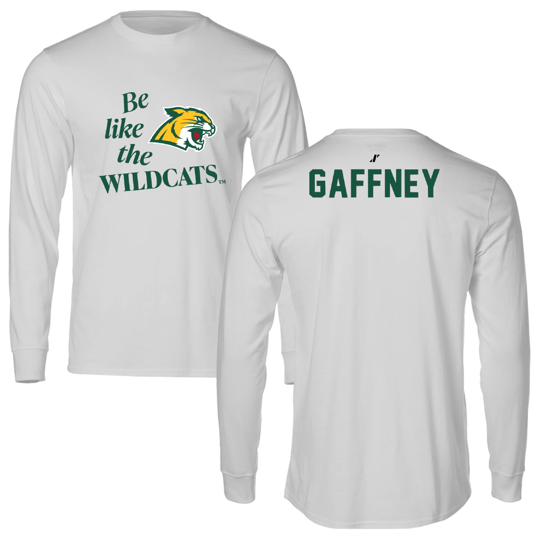 Northern Michigan University Wrestling Light Gray Be Like Us Long Sleeve - Noelle Gaffney