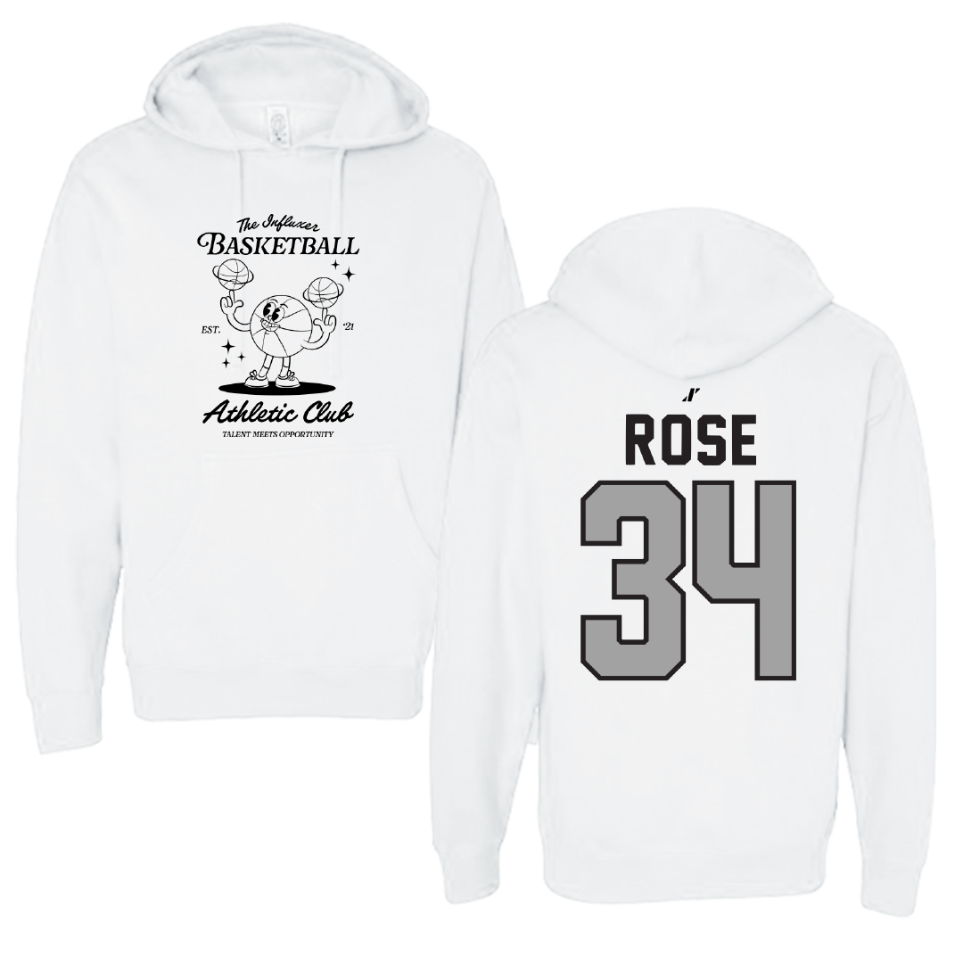 Basketball White Influxer Athletic Club Hoodie - #34 Kyson Rose