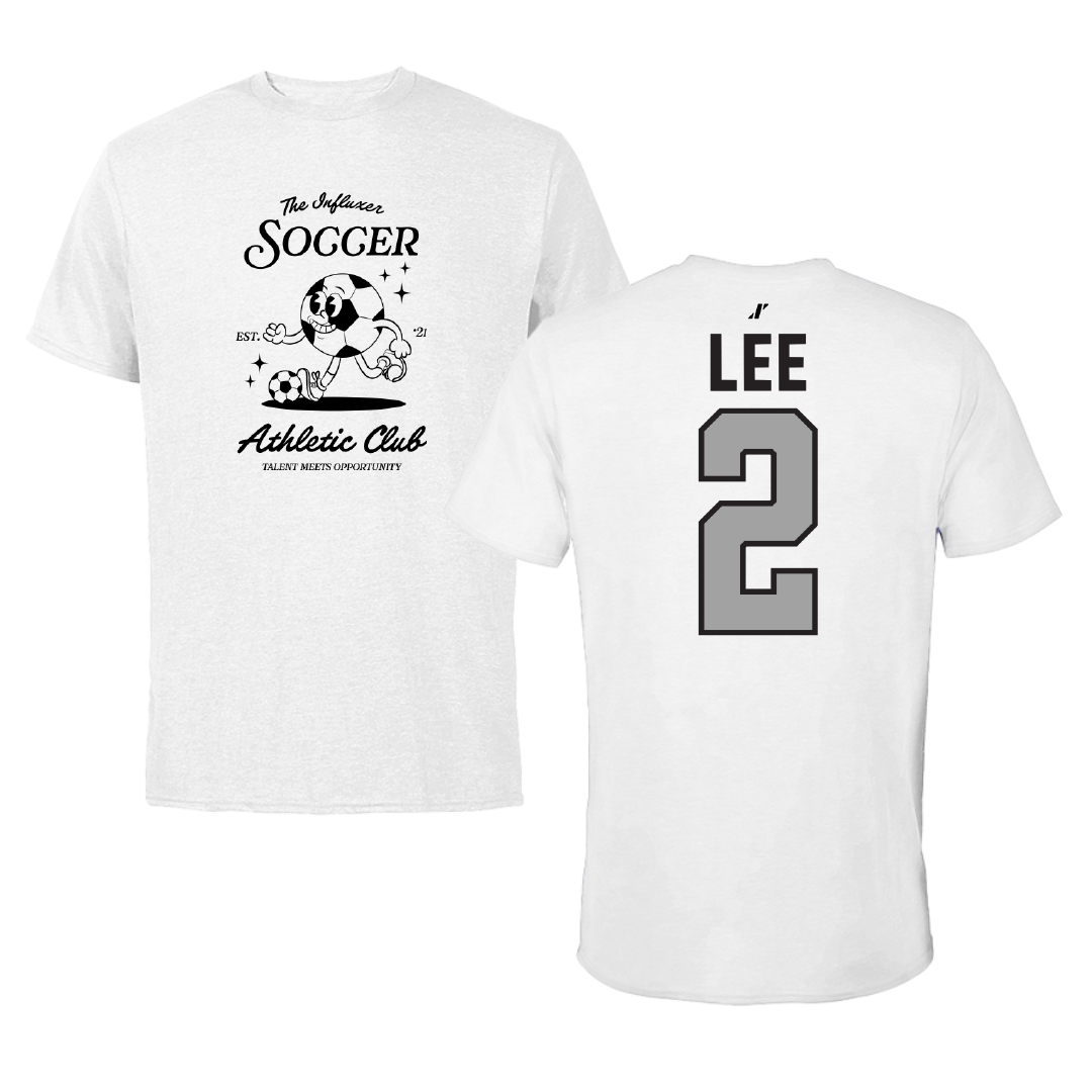 Soccer White Influxer Athletic Club Tee - #2 Kaya Lee