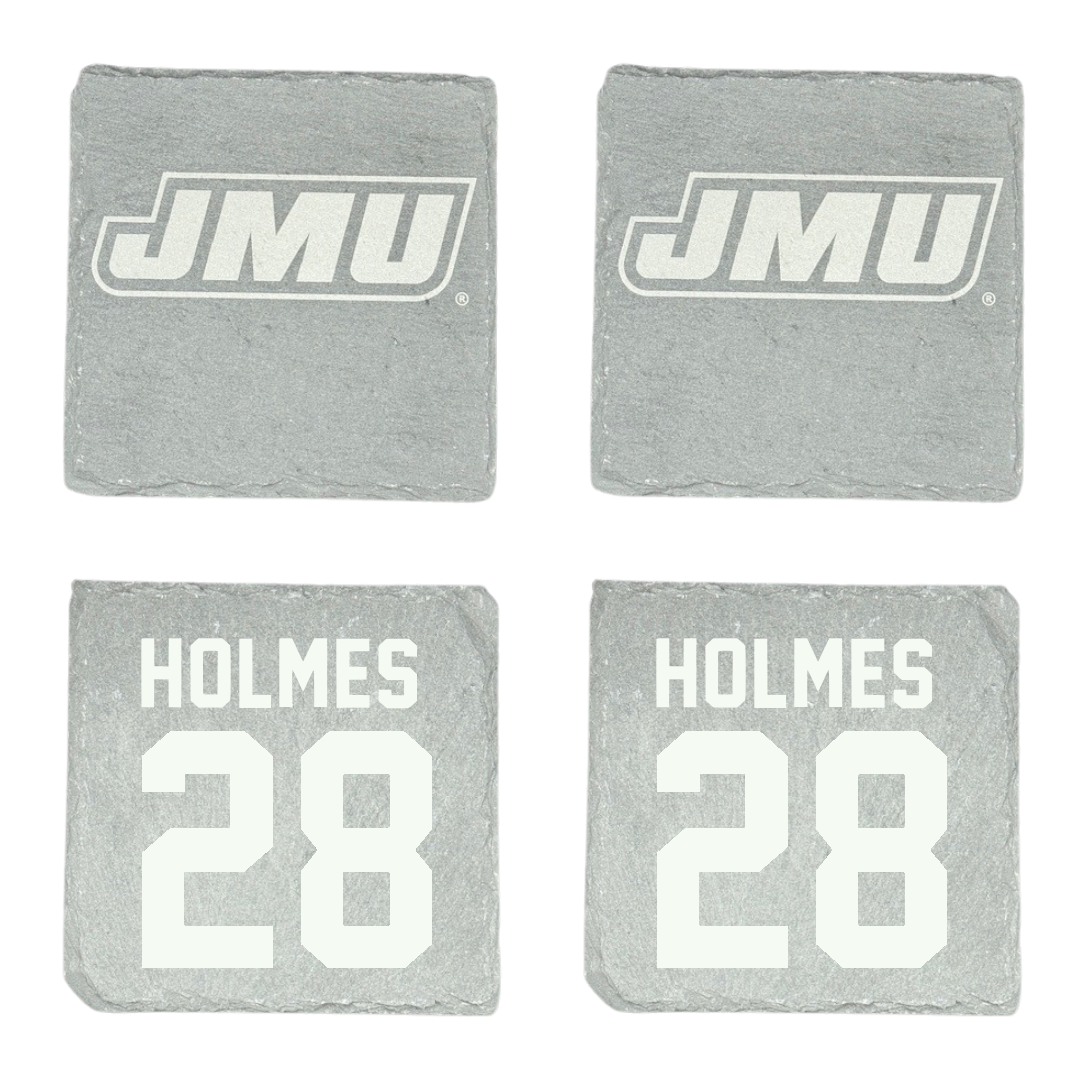 James Madison University Football Stone Coaster (4 Pack)  - #28 Kye Holmes