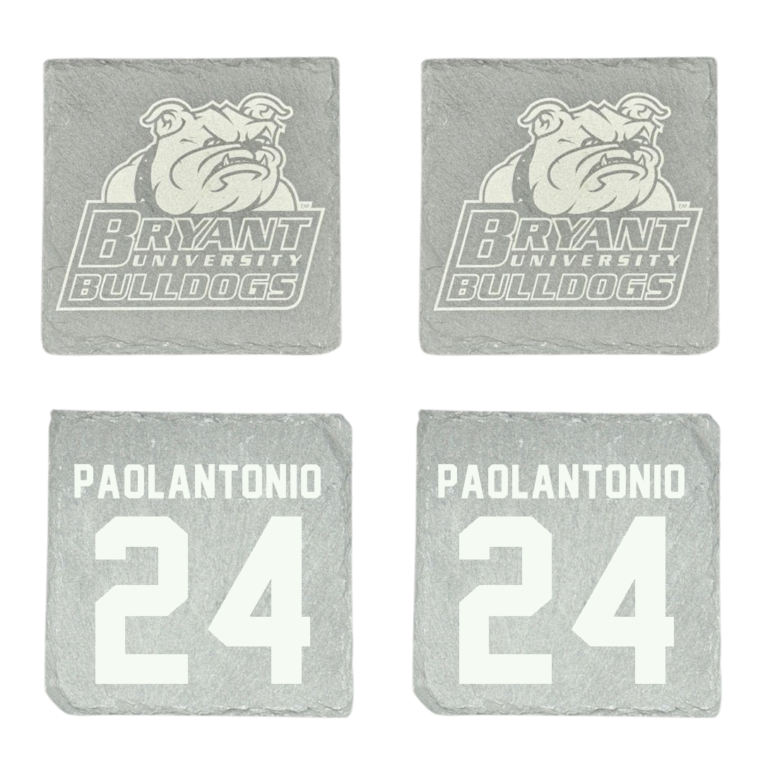 Bryant University Softball Stone Coaster (4 Pack)  - #24 Caroline Paolantonio