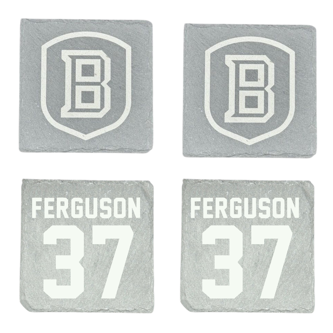 Bradley University Soccer Stone Coaster (4 Pack)  - #37 Ian Ferguson