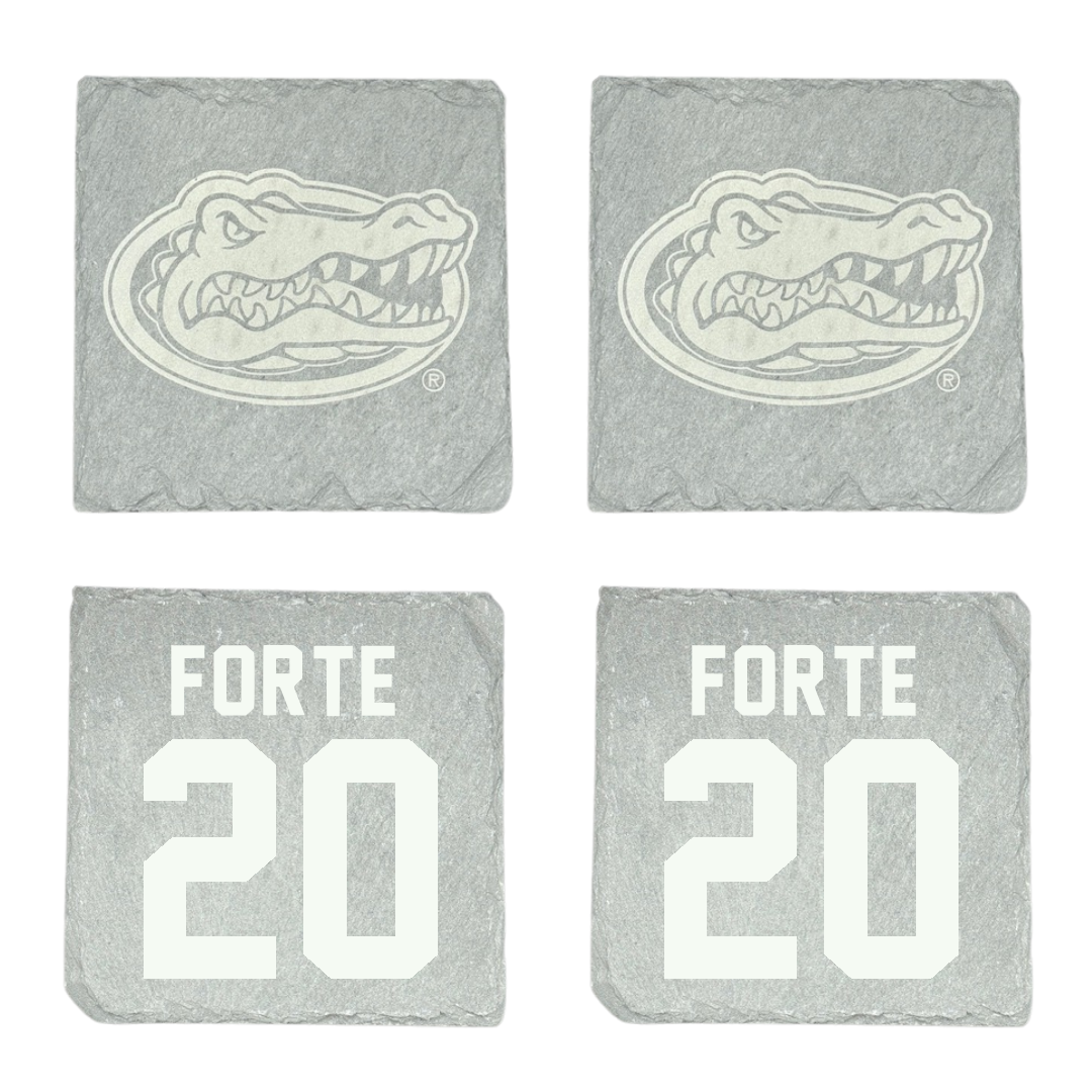 University of Florida Lacrosse Stone Coaster (4 Pack)  - #20 Celeste Forte