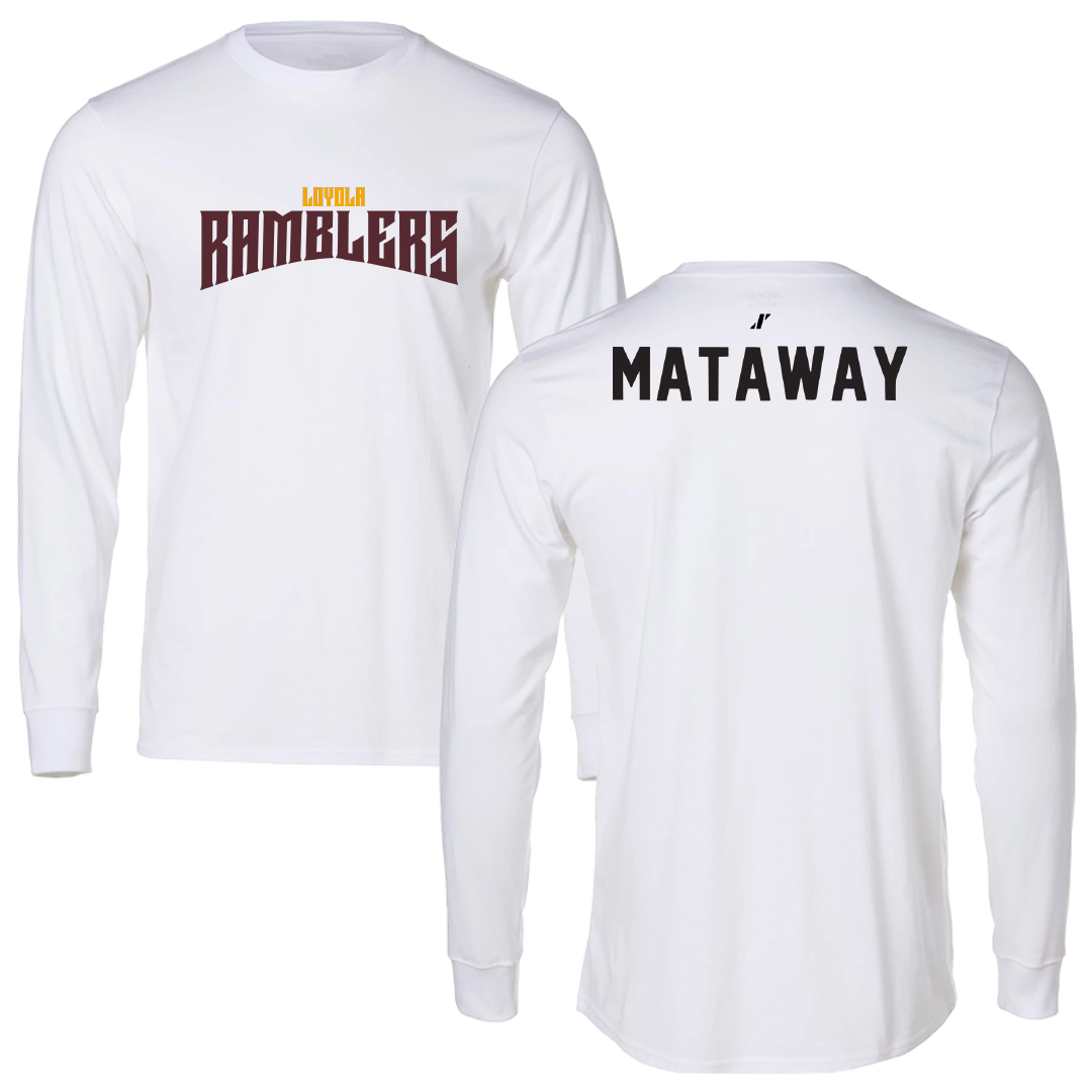 Loyola University-Chicago TF and XC White Classic Long Sleeve - Lily Mataway
