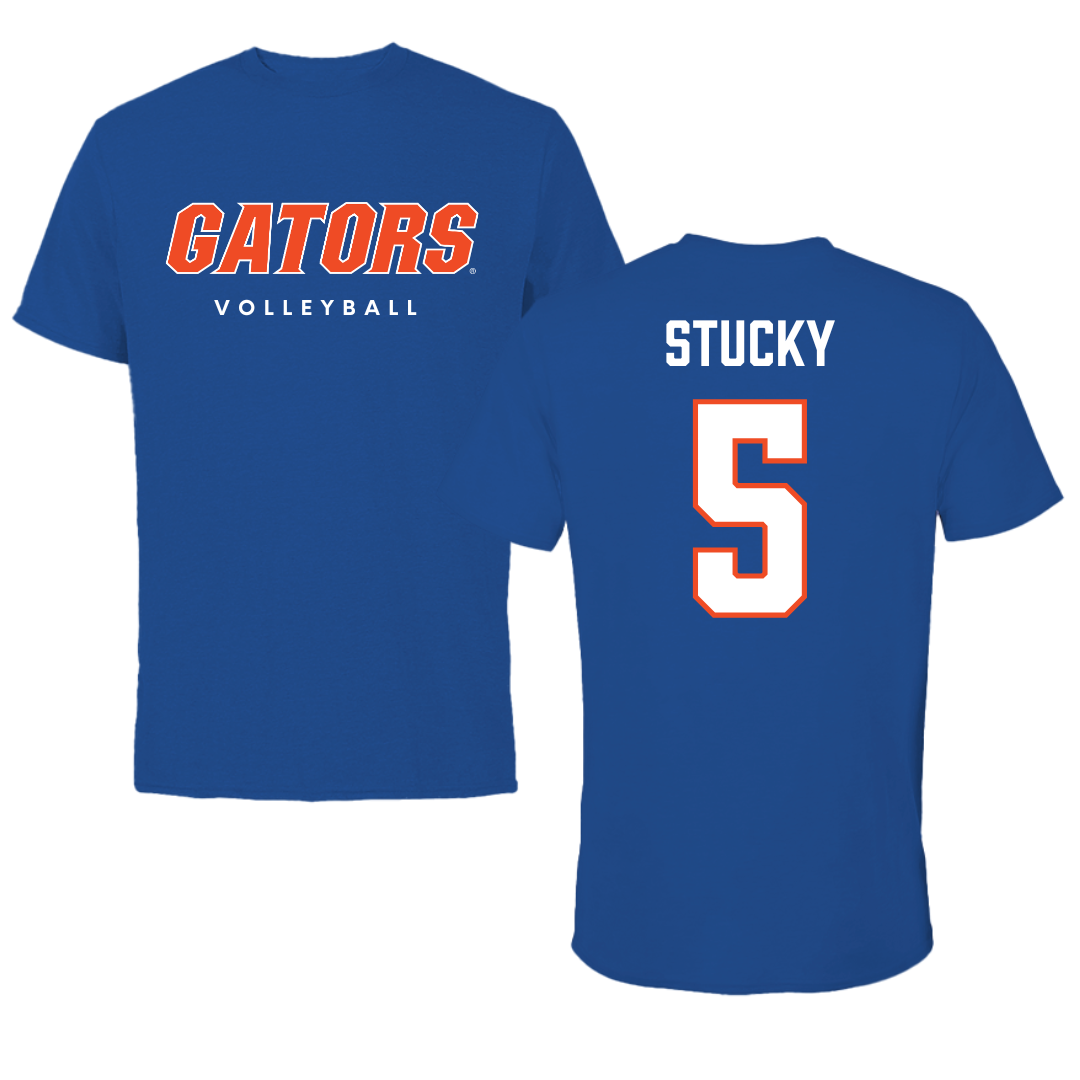 University of Florida Volleyball True Royal Tee - #5 Alexis Stucky