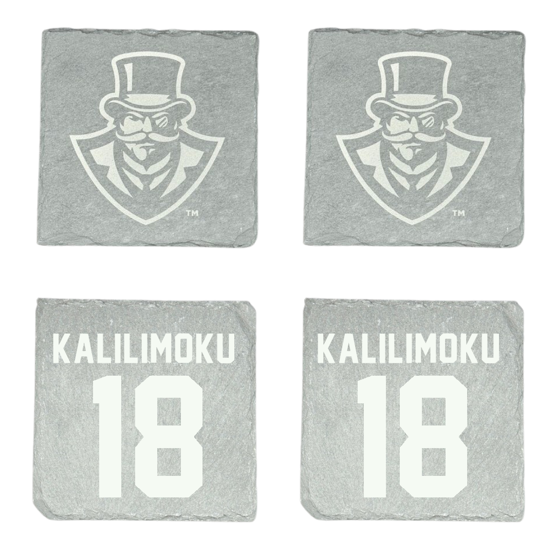 Austin Peay State University Soccer Stone Coaster (4 Pack)  - #18 Zoey Kalilimoku
