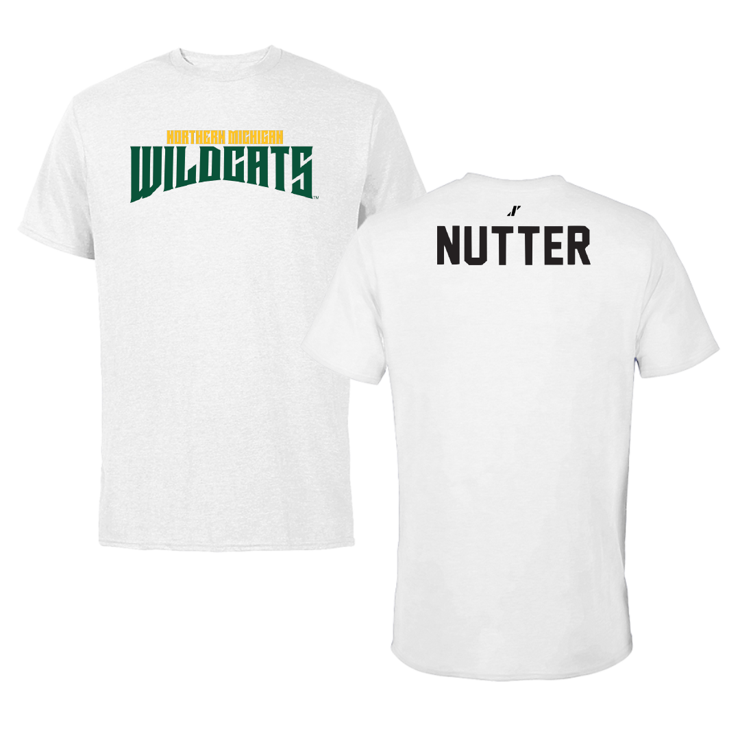 Northern Michigan University Greco-Roman Wrestling White Classic Tee - Aidan Nutter