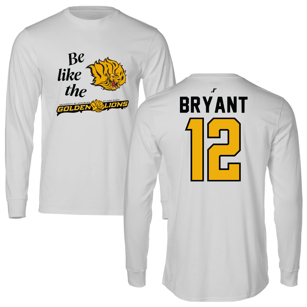 University of Arkansas-Pine Bluff Softball Light Gray Be Like Us Long Sleeve - #12 Danika Bryant