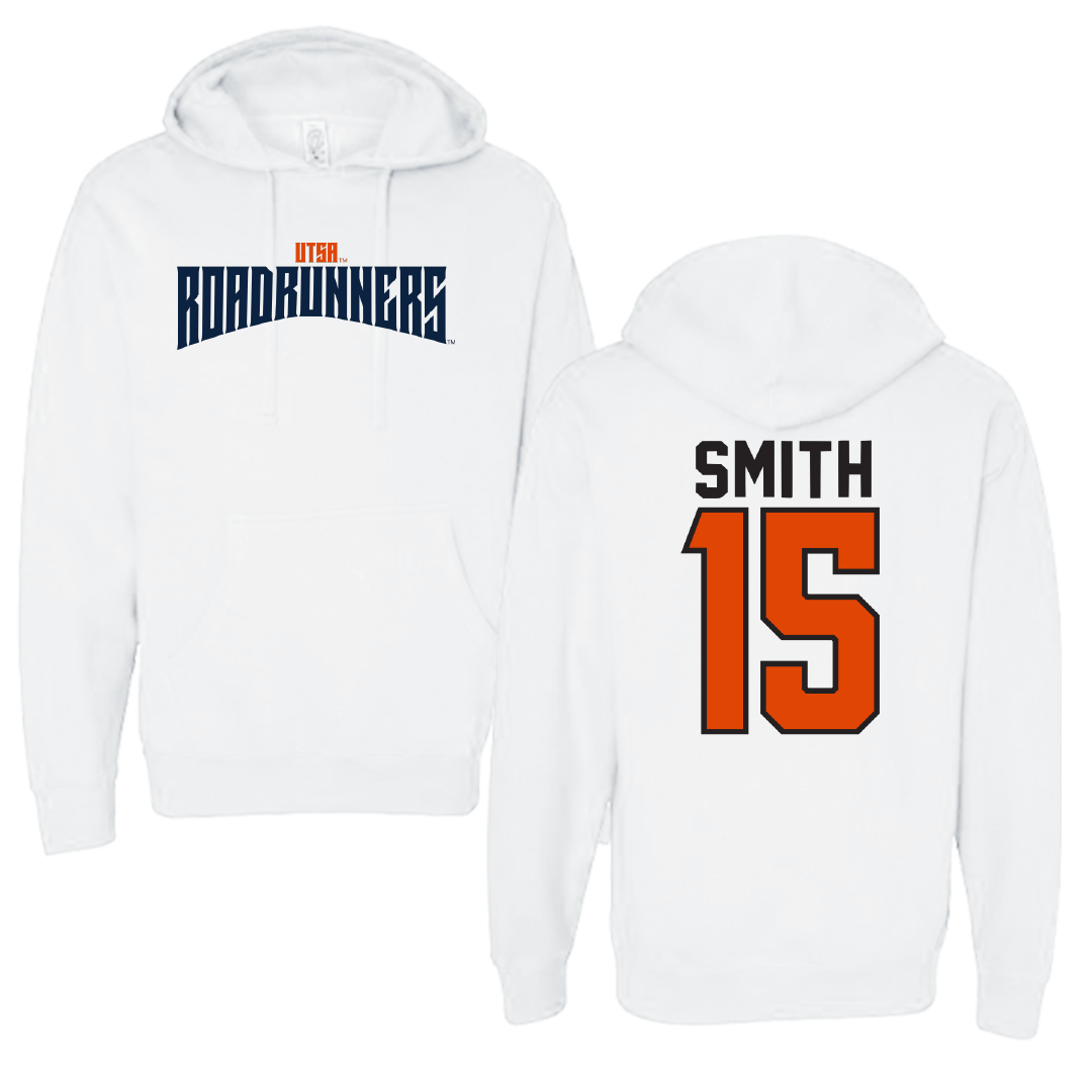 University of Texas at San Antonio Softball White Classic Hoodie - #15 Reagan Smith