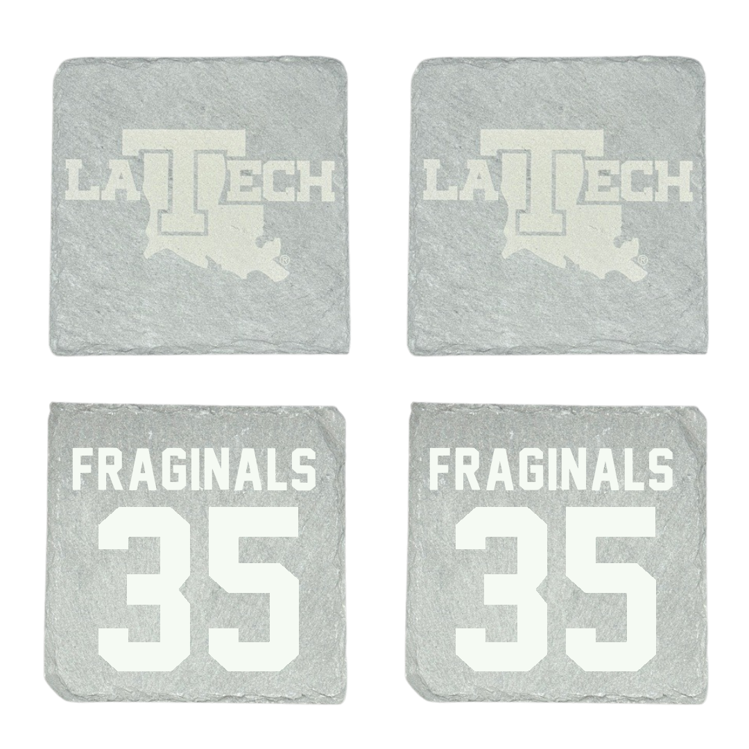 Louisiana Tech University Baseball Stone Coaster (4 Pack)  - #35 Nick Fraginals