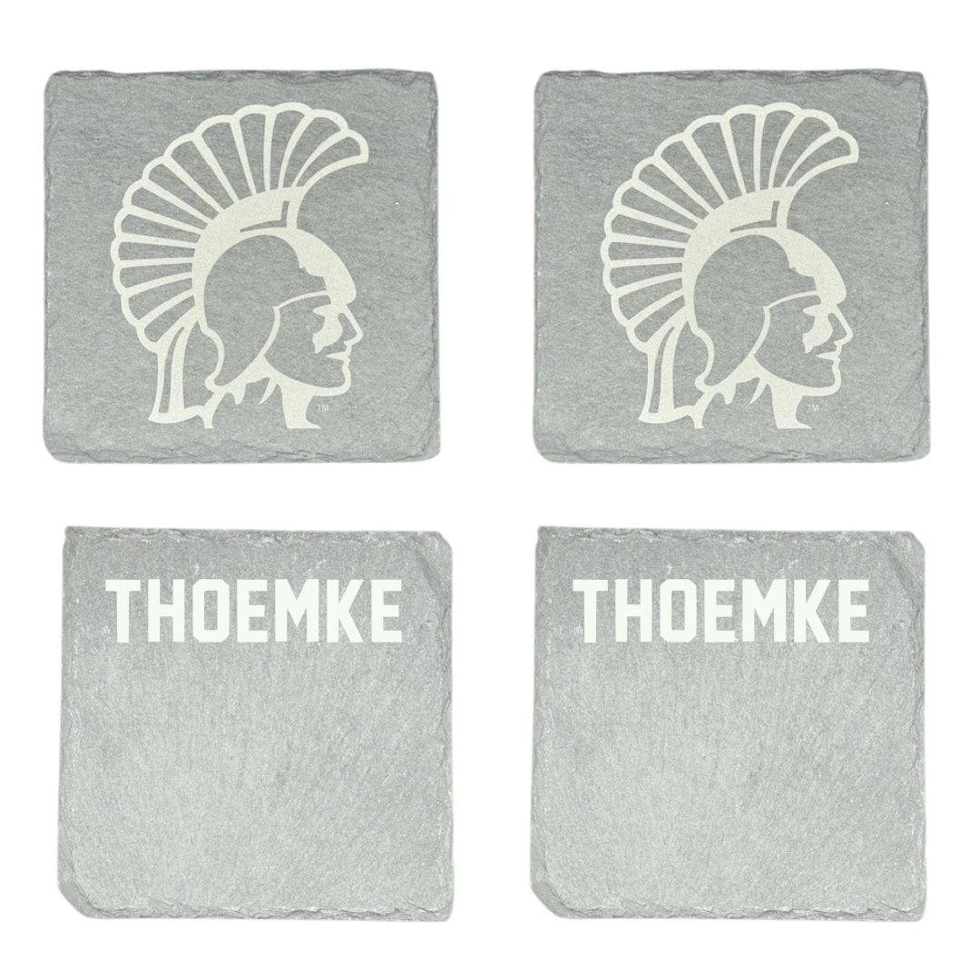 Winona State University Tennis Stone Coaster (4 Pack)  - Clara Thoemke