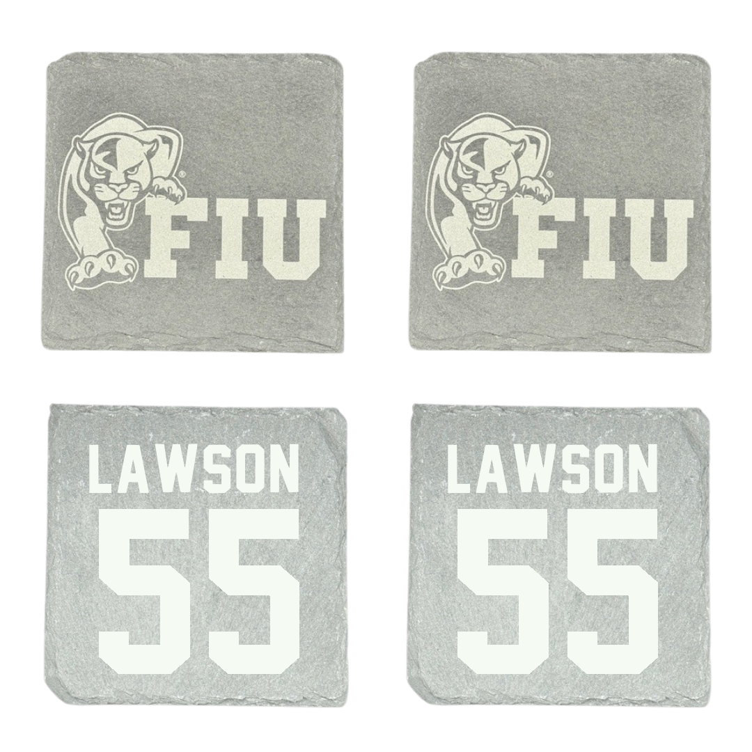 Florida International University Football Stone Coaster (4 Pack)  - #55 Wyatt Lawson