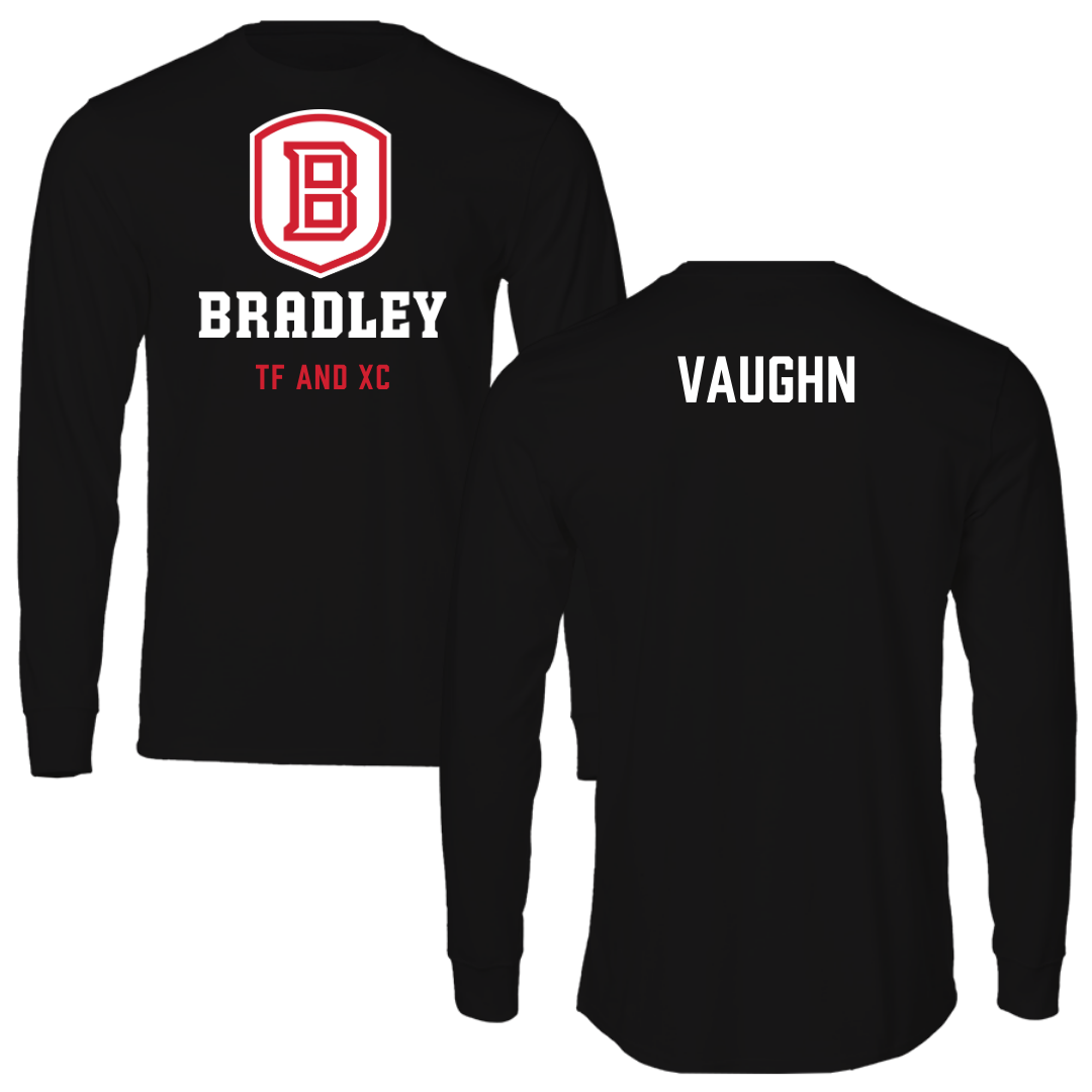 Bradley University TF and XC Black Block Performance Long Sleeve - Jada Vaughn