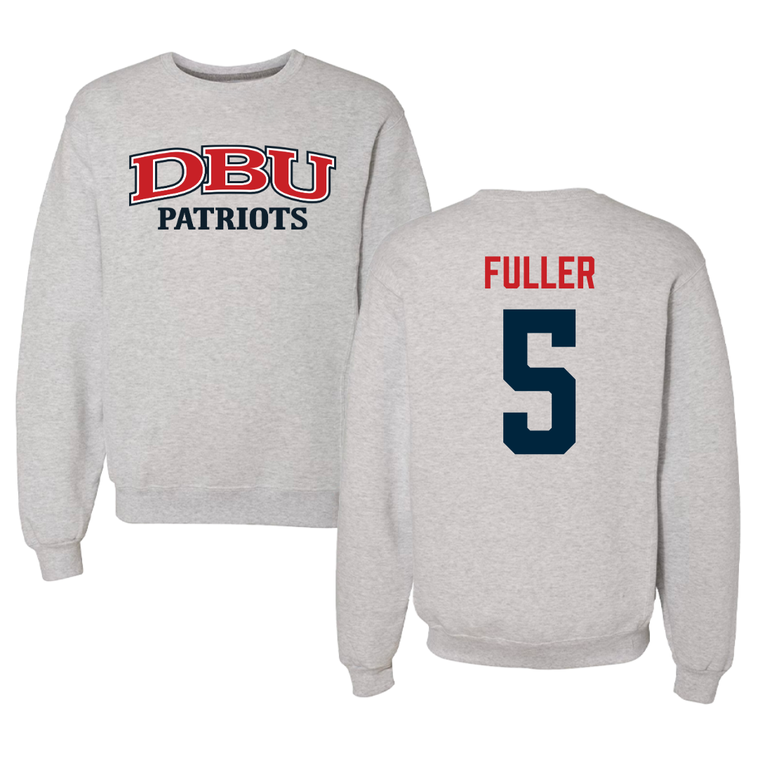 Dallas Baptist University Volleyball Gray Crewneck - #5 Delaney Fuller