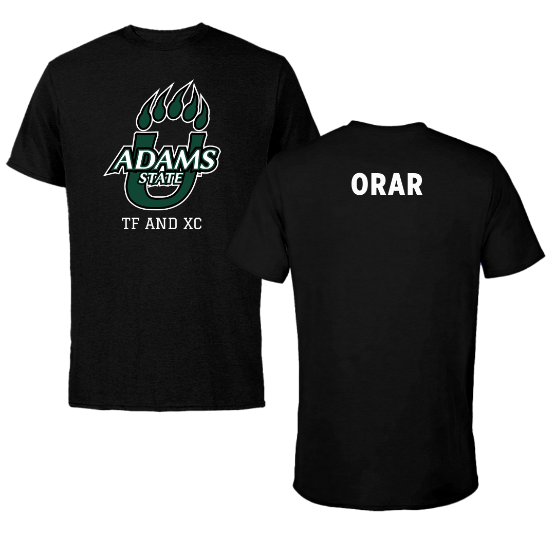 Adams State University TF and XC Black State Tee - Aron Orar